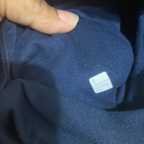 Lululemon Soft Jersey Classic-Fit Mid-Rise Jogger True Navy Women’s Size 8 - Picture 5 of 8